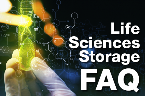 Life Sciences Storage FAQ Graphic