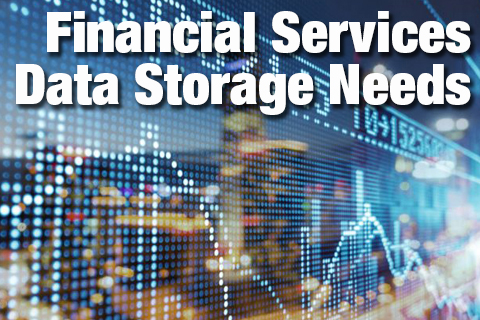 Financial Services Data Storage Needs Graphic