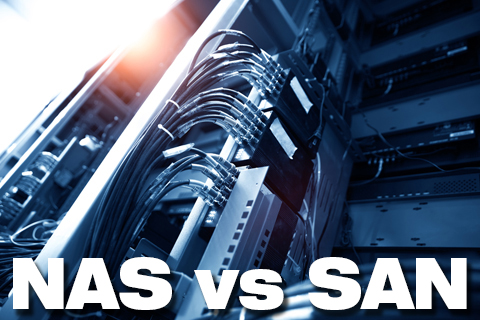 NAS vs SAN Graphic